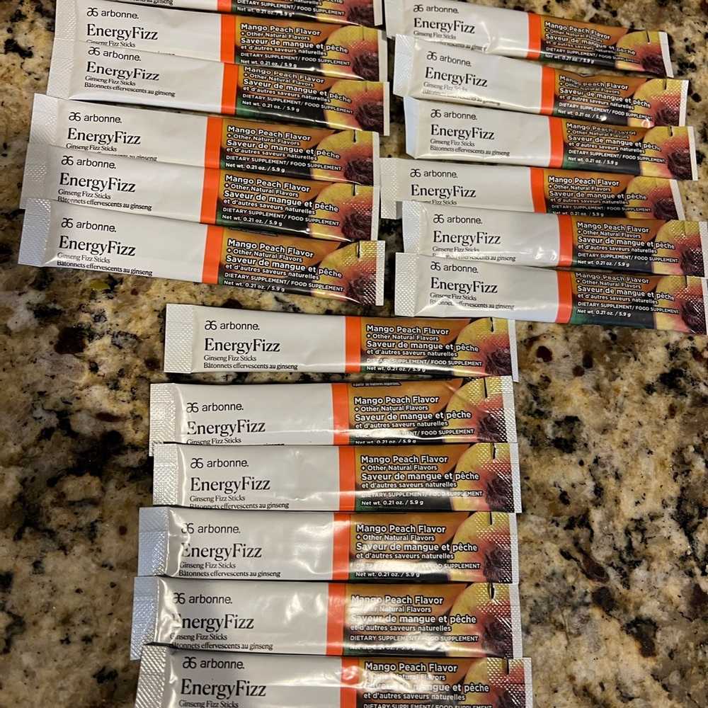 Arbonne EnergyFizz Mango Peach Flavor